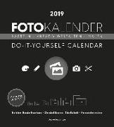Foto-Bastelkalender schwarz XL 2019
