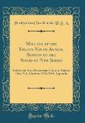 Minutes of the Eighty-Ninth Annual Session of the Synod of New Jersey