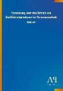 Verordnung über den Betrieb von Kraftfahrunternehmen im Personenverkehr