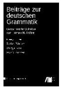 Beiträge zur deutschen Grammatik: Gesammelte Schriften von Tilman N. Höhle