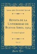 Revista de la Universidad de Buenos Aires, 1914, Vol. 27