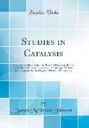 Studies in Catalysis
