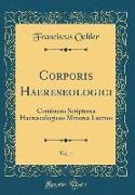 Corporis Haereseologici, Vol. 1