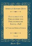 Zeitschrift für Philosophie und Philosophische Kritik, 1848, Vol. 19