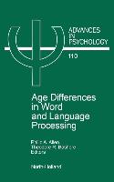 Age Differences in Word and Language Processing