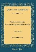 Geognostische Untersuchungs-Methode