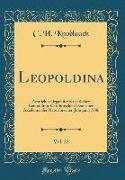 Leopoldina, Vol. 22: Amtliches Organ Der Kaiserlichen Leopoldino-Carolinischen Deutschen Akademie Der Naturforscher, Jahrgang 1886 (Classic