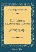 De Humanae Cognitionis Ratione