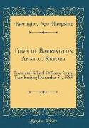 Town of Barrington, Annual Report