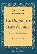 La Prose de Jean Aicard