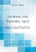 Journal des Savants, 1917, Vol. 15