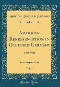 American Representation in Occupied Germany, Vol. 2