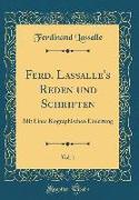Ferd. Lassalle's Reden und Schriften, Vol. 1