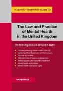 The Law And Practice Of Mental Health In The Uk