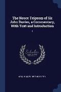 The Nosce Teipsom of Sir John Davies, a Commentary, with Text and Introduction: 1