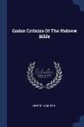Codex Criticus of the Hebrew Bible