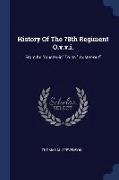 History of the 78th Regiment O.V.V.I.: From Its Muster-In to Its Muster-Out