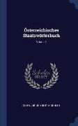 Sterreichisches Staatswrterbuch, Volume 1