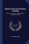 Modern Poets and Christian Teaching: Richard Watson Gilder, Edwin Markham, Edward Rowland Sill