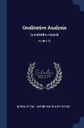 Qualitative Analysis: Quantitative Analysis, Volume 70