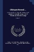 Obituary Record ...: A Record of the Lives of the Deceased Alumni of Marshall College, and of Franklin and Marshall College, Volume 1