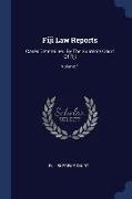 Fiji Law Reports: Cases Determined By The Supreme Court Of Fiji, Volume 1