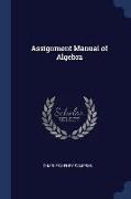 Assignment Manual of Algebra