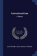 International Law: A Treatise