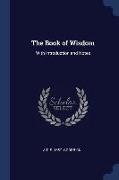 The Book of Wisdom: With Introduction and Notes