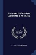 History of the Society of Advocates in Aberdeen