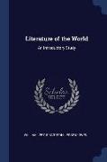 Literature of the World: An Introductory Study