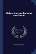 Modern American Poetry, An Introduction