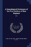 A Genealogical Dictionary of the First Settlers of New England: D-J