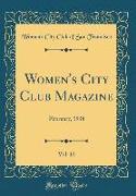 Women's City Club Magazine, Vol. 12