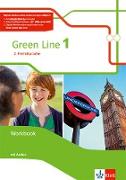 Green Line 1. Ausgabe 2. Fremdsprache ab 2018. Workbook mit Audios Klasse 6
