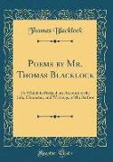 Poems by Mr. Thomas Blacklock