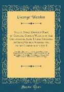 Valley Forge Orderly Book of General George Weedon of the Continental Army Under Command of Genl, George Washington, in the Campaign of 1777-8