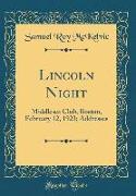 Lincoln Night