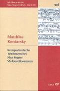 Kompositorische Tendenzen bei Max Regers Sonaten für Violoncello und Klavier