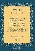 Essais Historiques, Littéraires Et Critiques, sur l'Art des Accouchements, Vol. 2