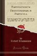 Emendationum Frontonianarum Particula