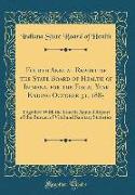 Fourth Annual Report of the State Board of Health of Indiana, for the Fiscal Year Ending October 31, 1885