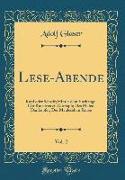 Lese-Abende, Vol. 2