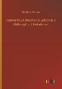 Answer to Dr. Priestley´s Letters to a Philosophical Unbeliever