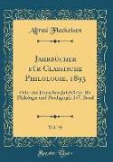 Jahrbücher für Classische Philologie, 1893, Vol. 39