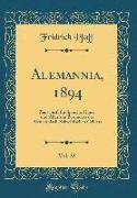 Alemannia, 1894, Vol. 22
