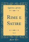 Rime e Satire, Vol. 8 (Classic Reprint)