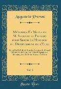 Mémoires Et Notes de M. Auguste le Prevost pour Servir à l'Histoire du Département de l'Eure, Vol. 3