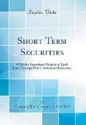 Short Term Securities