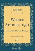 Wiener Studien, 1901, Vol. 23